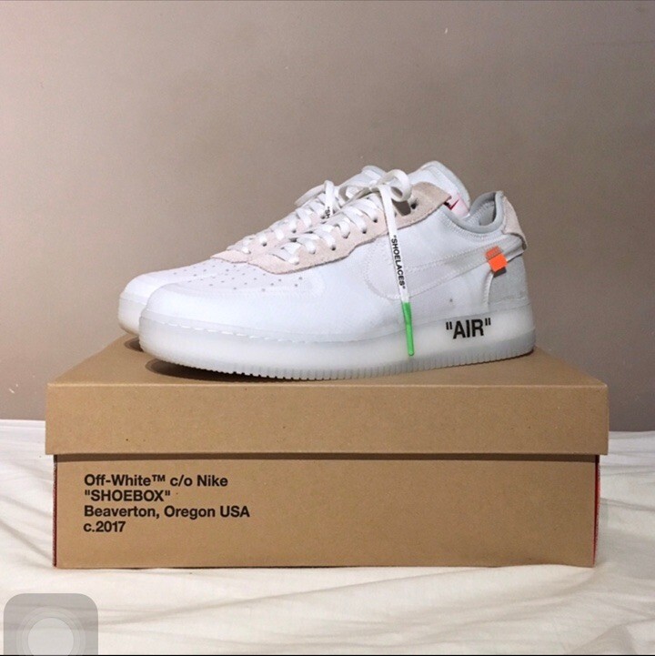 off white air force 1 receipt